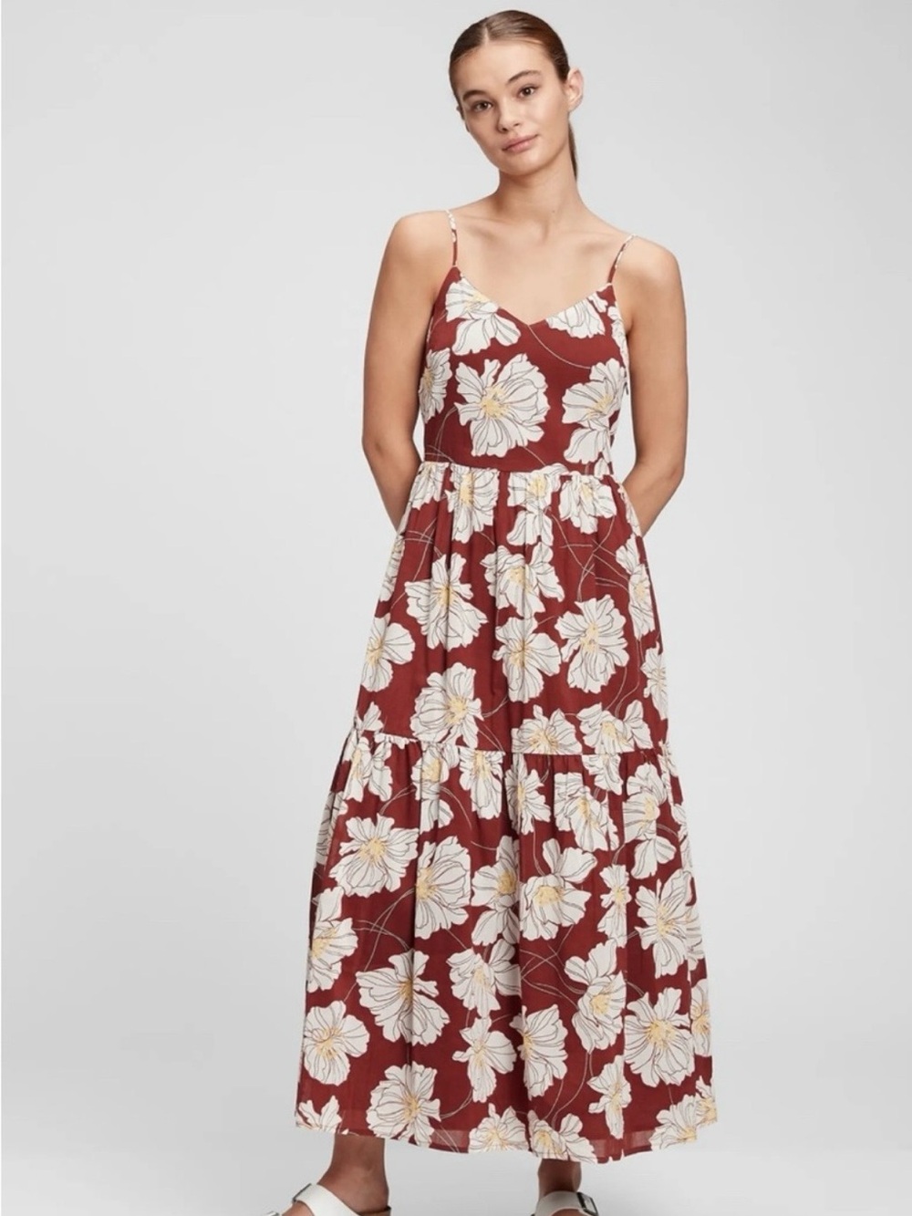GAP floral maxi dress